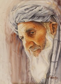 Imran Khan, 21 x 29 Inch, Watercolor on Paper, Figurative Painting, AC-IMK-007
